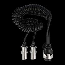 MAI COMPONENTES ELECTRICOS PARA AUTOMOVIL SP05 - ADAPTADOR 24V 15P/7P  4M 40 MM