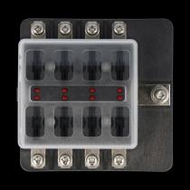 MAI COMPONENTES ELECTRICOS PARA AUTOMOVIL CDF08 - CAJA DISTRIBUCION FUSIBLES 8 VIAS