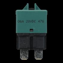 MAI COMPONENTES ELECTRICOS PARA AUTOMOVIL FTE06 - FUSIBLE TéRMICO REARME MANUAL 6 A