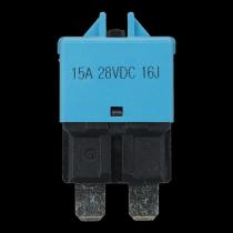 MAI COMPONENTES ELECTRICOS PARA AUTOMOVIL FTE15 - FUSIBLE TéRMICO REARME MANUAL 15 A