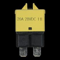 MAI COMPONENTES ELECTRICOS PARA AUTOMOVIL FTE20 - FUSIBLE TéRMICO REARME MANUAL 20 A