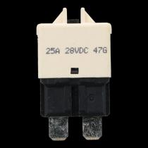 MAI COMPONENTES ELECTRICOS PARA AUTOMOVIL FTE25 - FUSIBLE TéRMICO REARME MANUAL 25 A