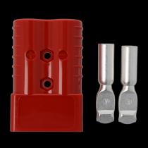 MAI COMPONENTES ELECTRICOS PARA AUTOMOVIL HC03 - CONECTOR HERMAFRODITA 350 AMP. ROJO