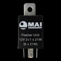 MAI COMPONENTES ELECTRICOS PARA AUTOMOVIL IE03 - INTERMITENTE CON DOBLE DETECCIóN DE FALLO 12 V