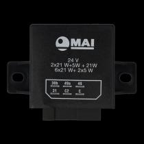 MAI COMPONENTES ELECTRICOS PARA AUTOMOVIL IE14 - INTERMITENTE CON DOBLE DETECCIóN DE FALLO 24 V