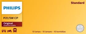 PHILIPS LAMPARAS 12499CP - P21/5W STANDARD 12V5W BAY15D