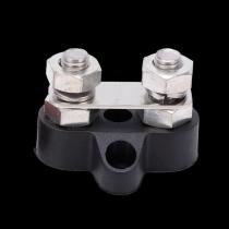 MAI COMPONENTES ELECTRICOS PARA AUTOMOVIL TD08N - TERMINAL DOBLE CON ROSCA M8 NEGRO