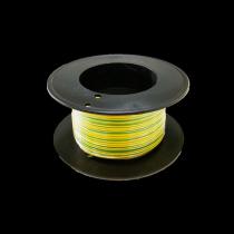 MAI COMPONENTES ELECTRICOS PARA AUTOMOVIL P6AV - CABLE 1,5 MM AMARILLO/VERDE 25 M