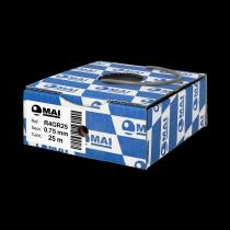 MAI COMPONENTES ELECTRICOS PARA AUTOMOVIL R4GR25 - CABLE 105° FLRY-B 0,75 MM GRIS 25M