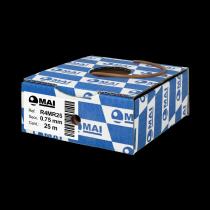 MAI COMPONENTES ELECTRICOS PARA AUTOMOVIL R4MR25 - CABLE 105° FLRY-B 0,75 MM MARRON 25M