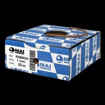 MAI COMPONENTES ELECTRICOS PARA AUTOMOVIL R5MR25 - CABLE 105° FLRY-B 1 MM MARRON 25M