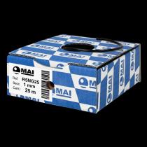 MAI COMPONENTES ELECTRICOS PARA AUTOMOVIL R5NG25 - CABLE 105° FLRY-B 1 MM NEGRO 25M