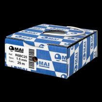 MAI COMPONENTES ELECTRICOS PARA AUTOMOVIL R6BC25 - CABLE 105° FLRY-B 1,5 MM BLANCO 25M