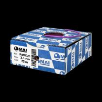 MAI COMPONENTES ELECTRICOS PARA AUTOMOVIL R8MD25 - CABLE 105° FLRY-B 2,5 MM MORADO 25M
